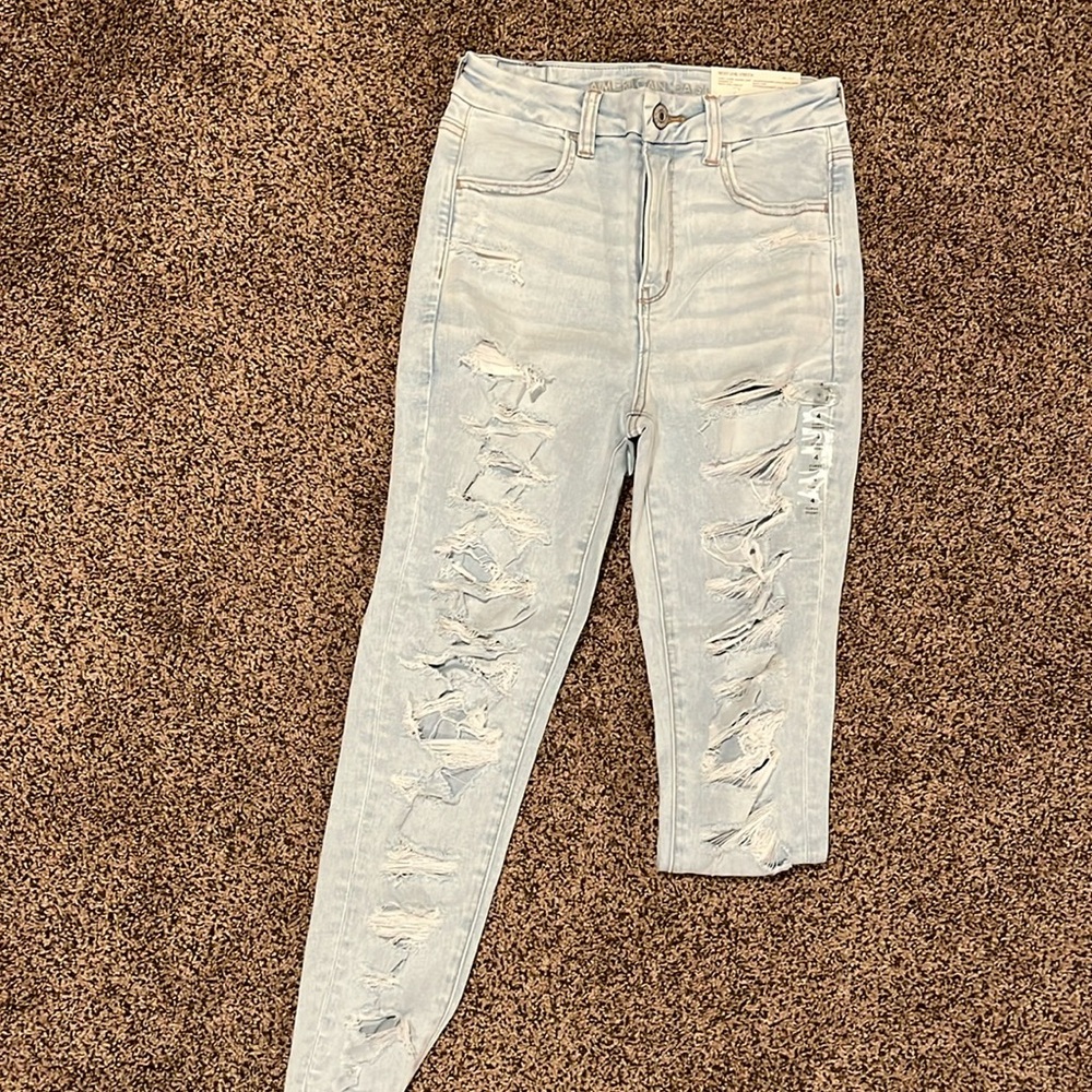 AE ripped jegging